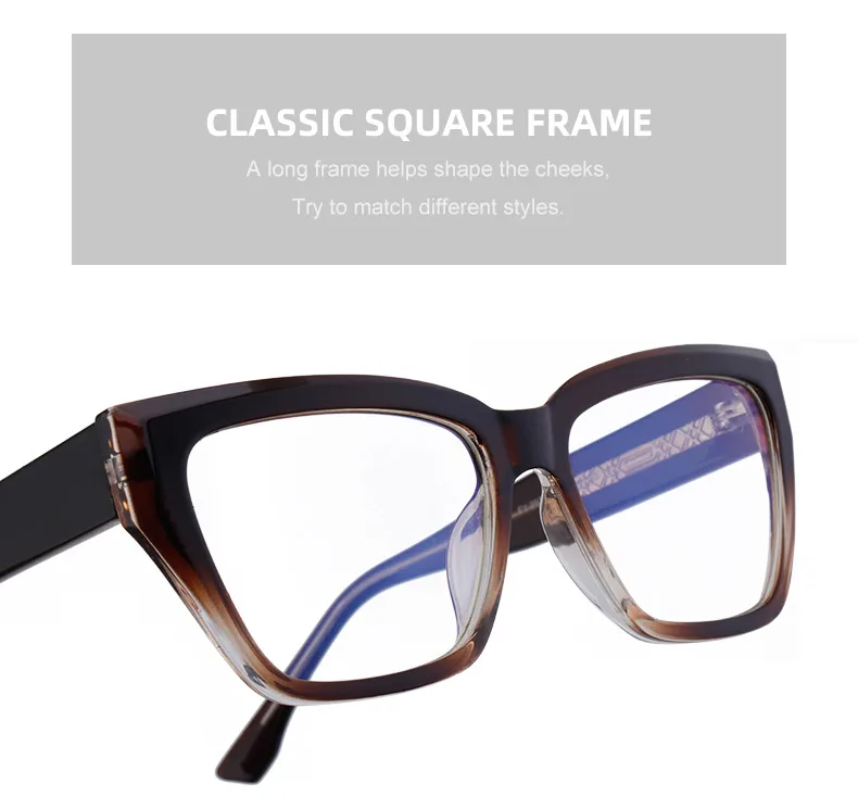 Carré Style Vintage Style Simple Couleur Unie Pc Plein Cadre Femmes De Lunettes De Soleil display picture 7