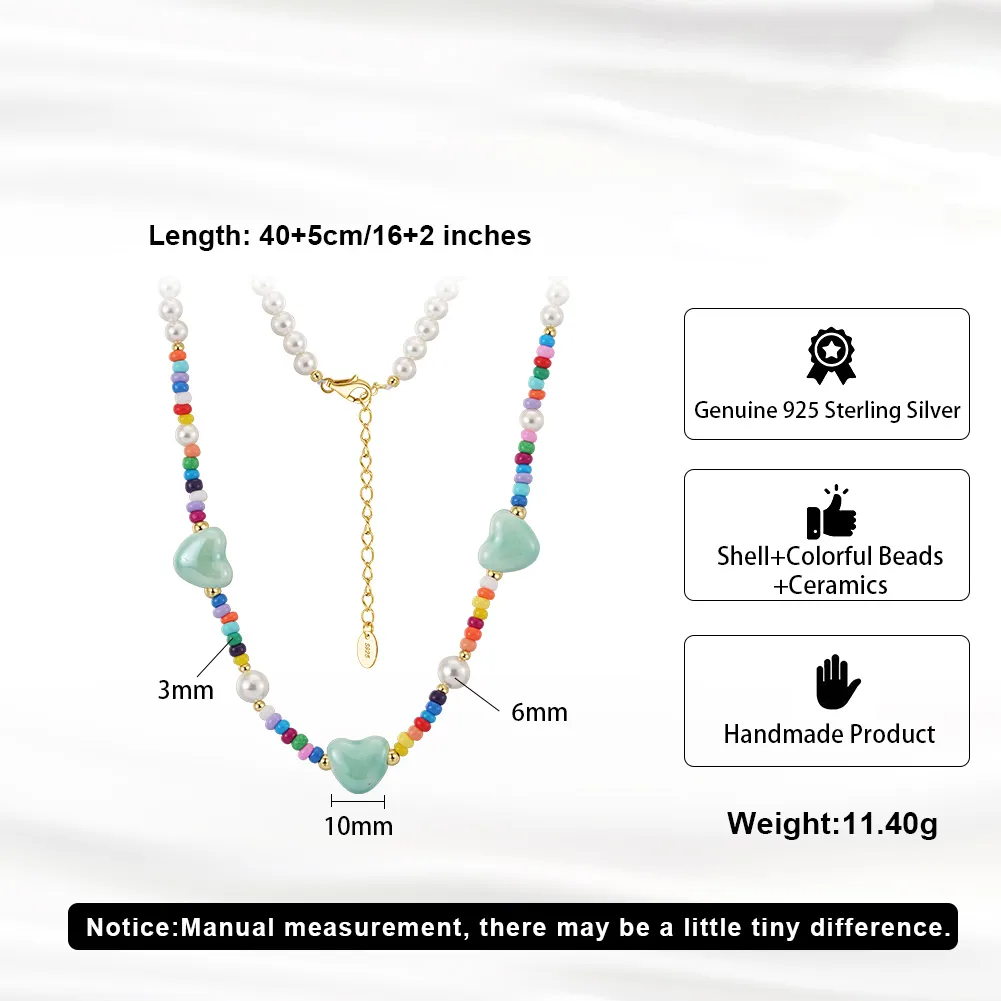 Vacation Classic Style Round Pearl Mother Pearl Shellfish Plating Women's Cord In Chain Bracelets Necklace display picture 1