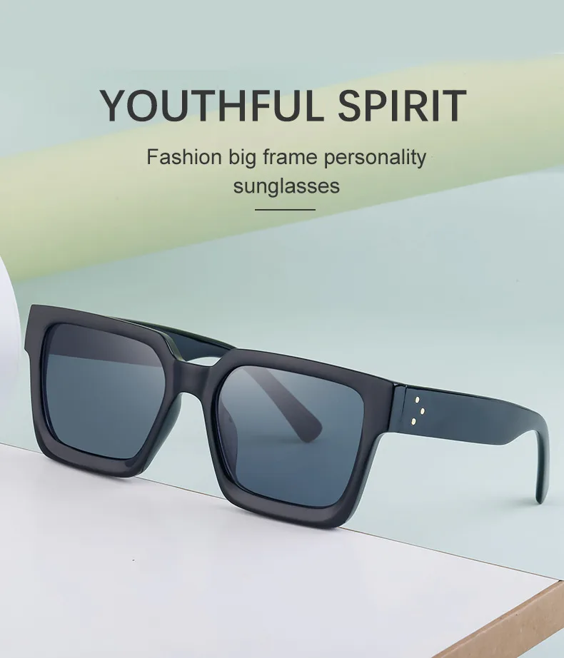 Square Simple Style Streetwear Geometric Pc Full Frame Women's Sunglasses display picture 1