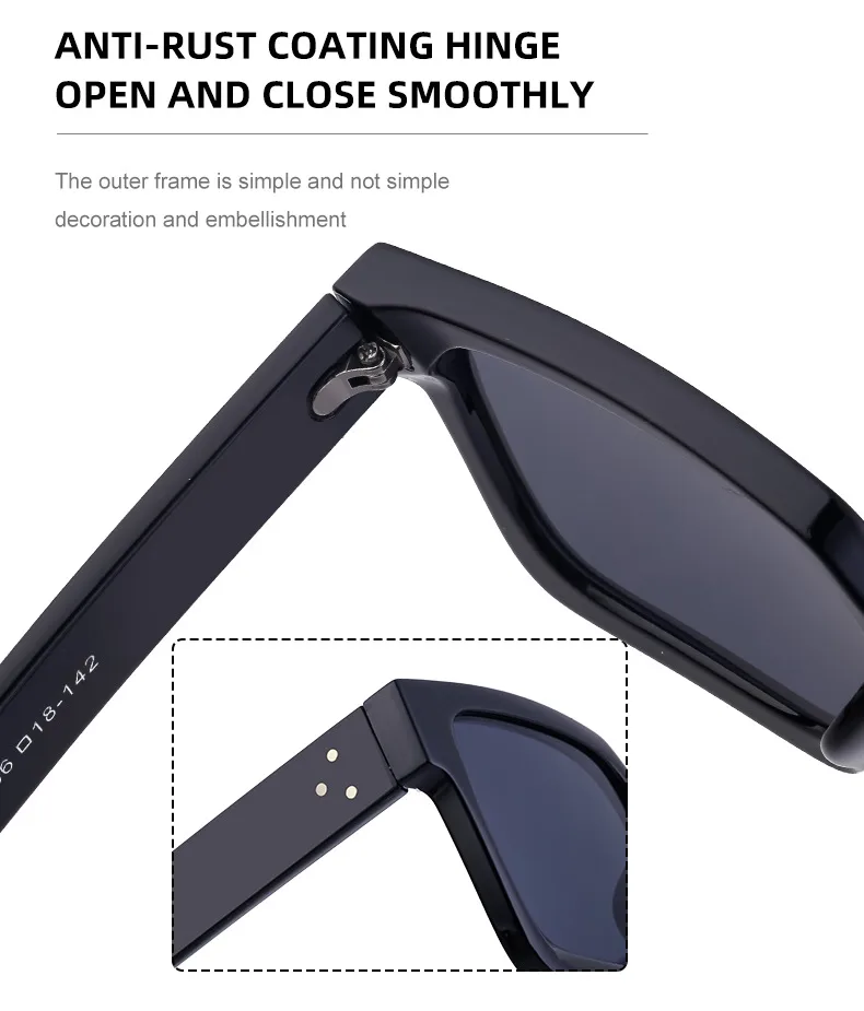 Carré Style Simple Vêtement De Rue Géométrique Pc Plein Cadre Femmes De Lunettes De Soleil display picture 9