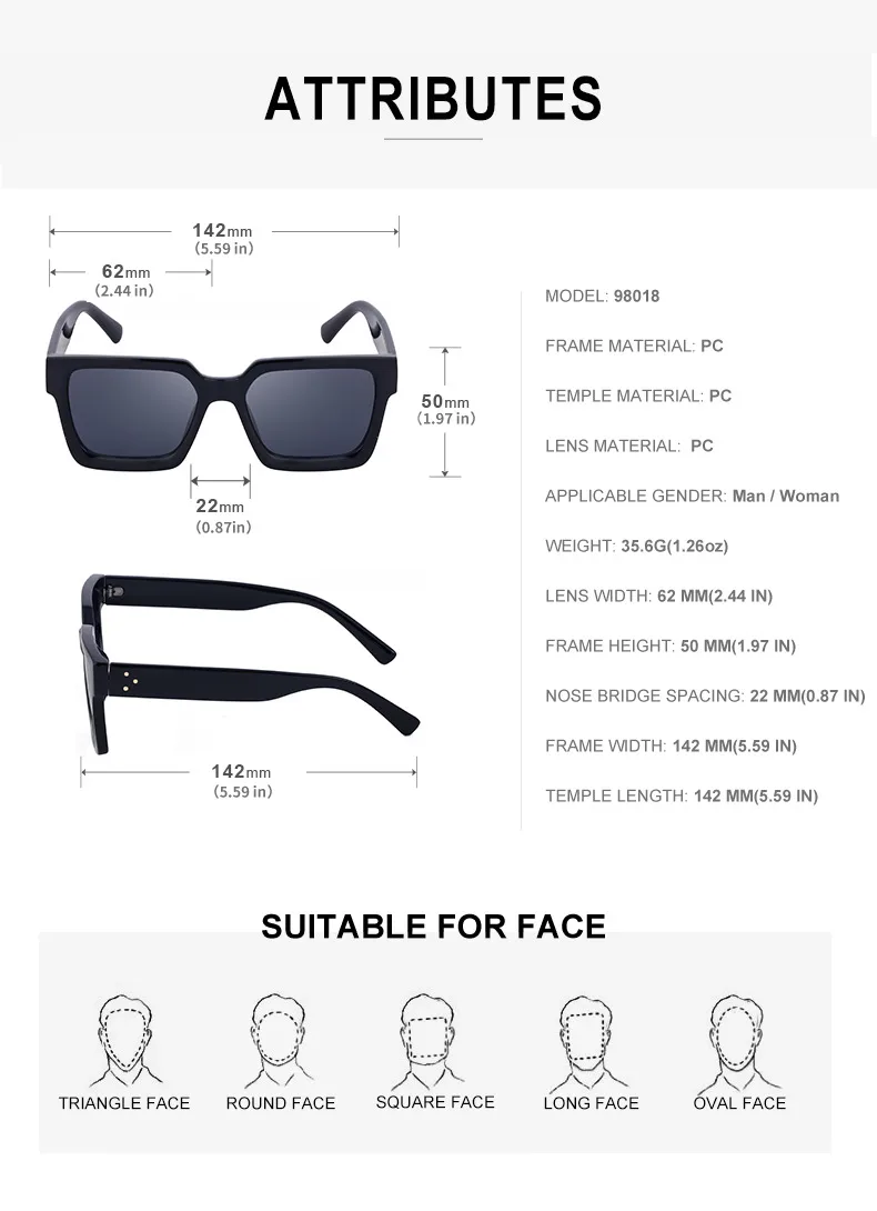Square Simple Style Streetwear Geometric Pc Full Frame Women's Sunglasses display picture 12