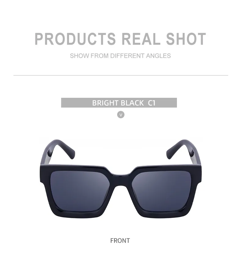 Square Simple Style Streetwear Geometric Pc Full Frame Women's Sunglasses display picture 13