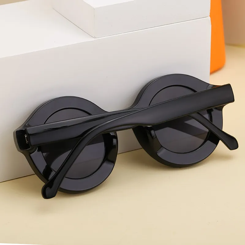 Round Frame Streetwear Geometric Pc Full Frame Women's Sunglasses display picture 11