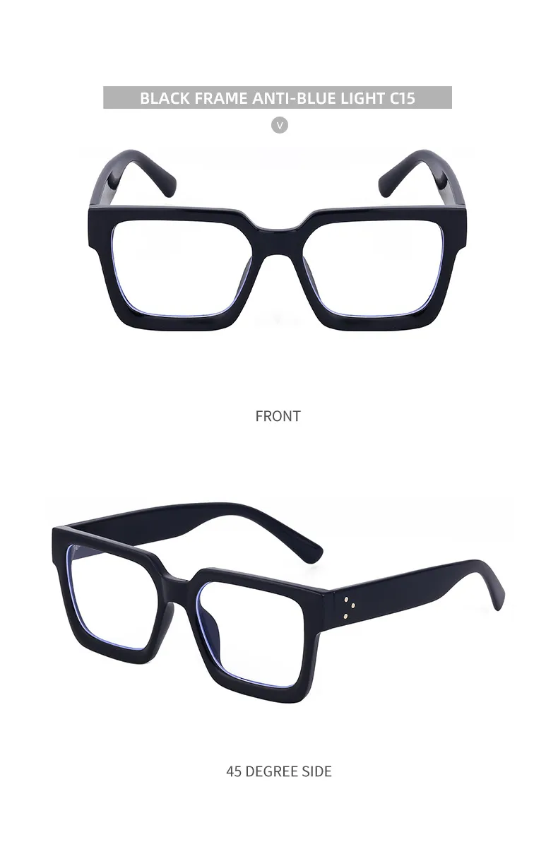 Square Simple Style Streetwear Geometric Pc Full Frame Women's Sunglasses display picture 20