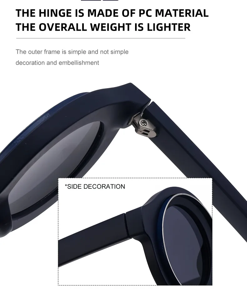 Round Frame Streetwear Geometric Pc Full Frame Women's Sunglasses display picture 17