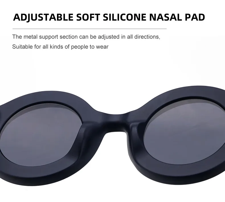 Round Frame Streetwear Geometric Pc Full Frame Women's Sunglasses display picture 18