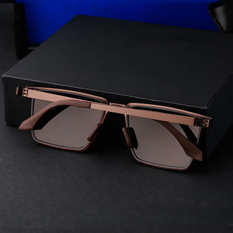 Square Streetwear Geometric Tac Full Frame Men's Sunglasses display picture 3