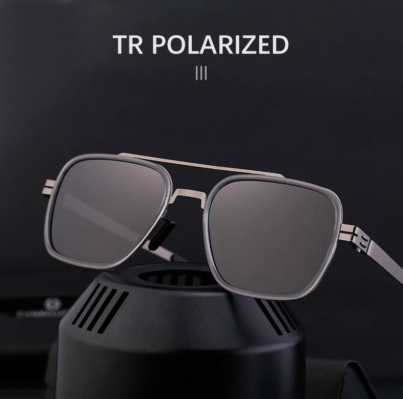 Cuadrado Ropa De Calle Geométrico Tac Fotograma Completo Gafas De Sol Hombre display picture 5