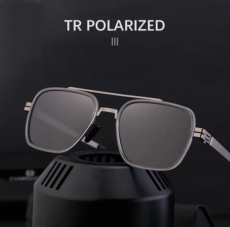 Square Streetwear Geometric Tac Full Frame Men's Sunglasses display picture 5