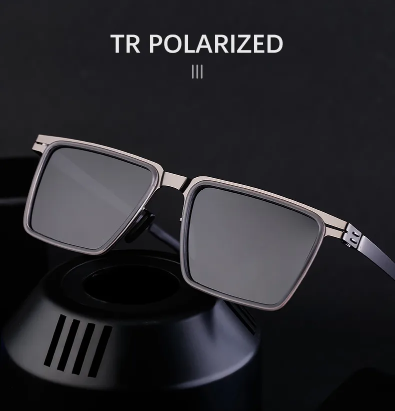 Square Streetwear Geometric Tac Full Frame Men's Sunglasses display picture 5