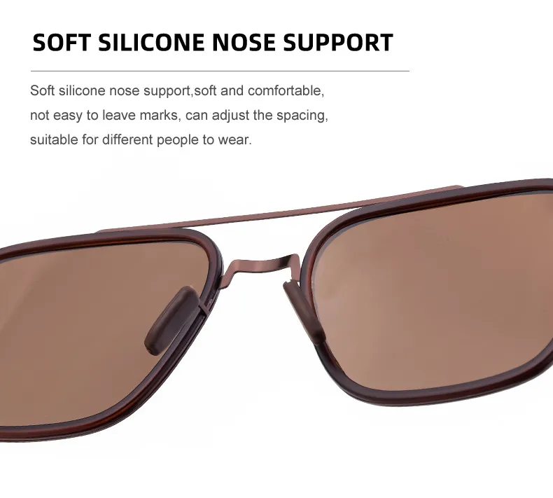 Square Streetwear Geometric Tac Full Frame Men's Sunglasses display picture 11