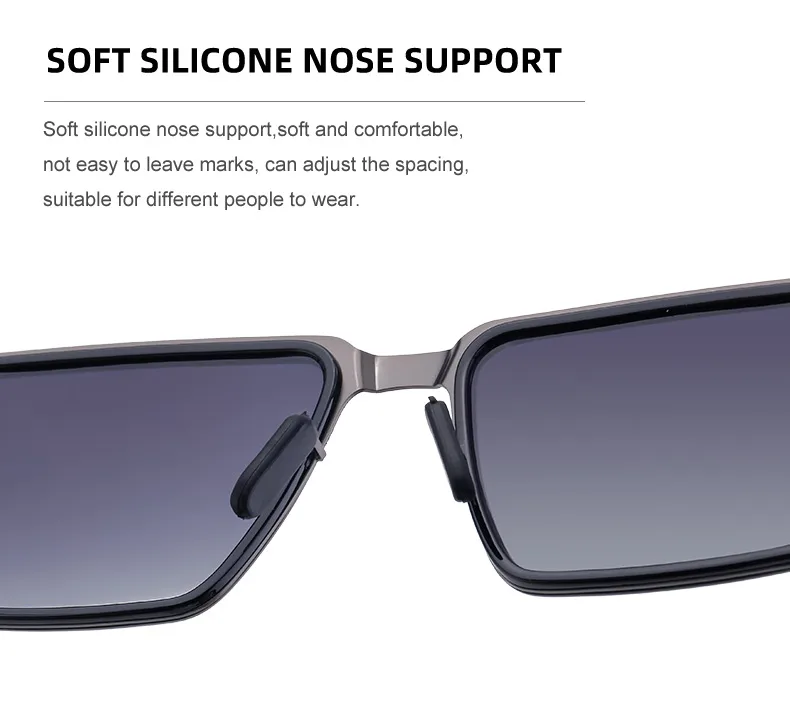 Square Streetwear Geometric Tac Full Frame Men's Sunglasses display picture 11
