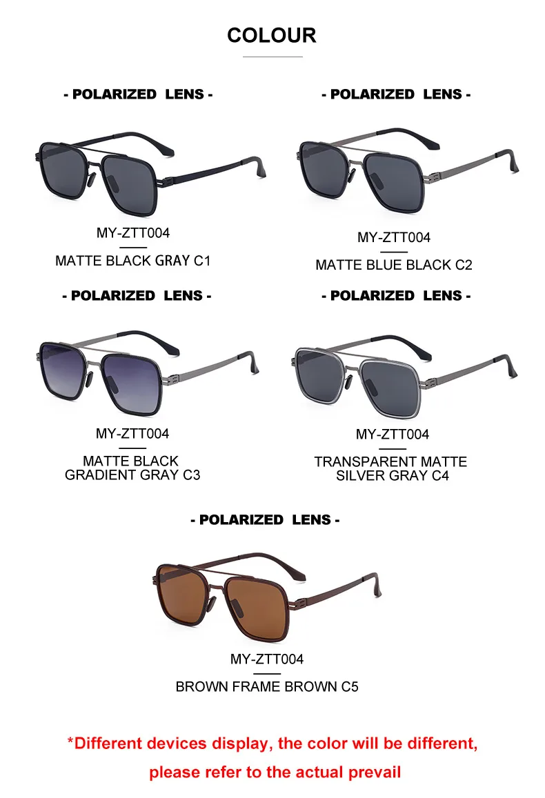 Square Streetwear Geometric Tac Full Frame Men's Sunglasses display picture 12