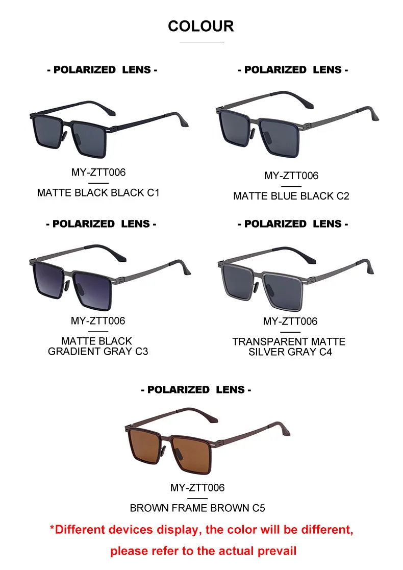 Square Streetwear Geometric Tac Full Frame Men's Sunglasses display picture 12