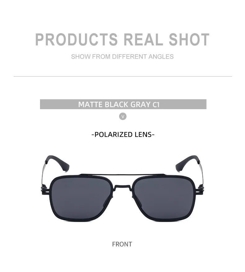 Square Streetwear Geometric Tac Full Frame Men's Sunglasses display picture 14