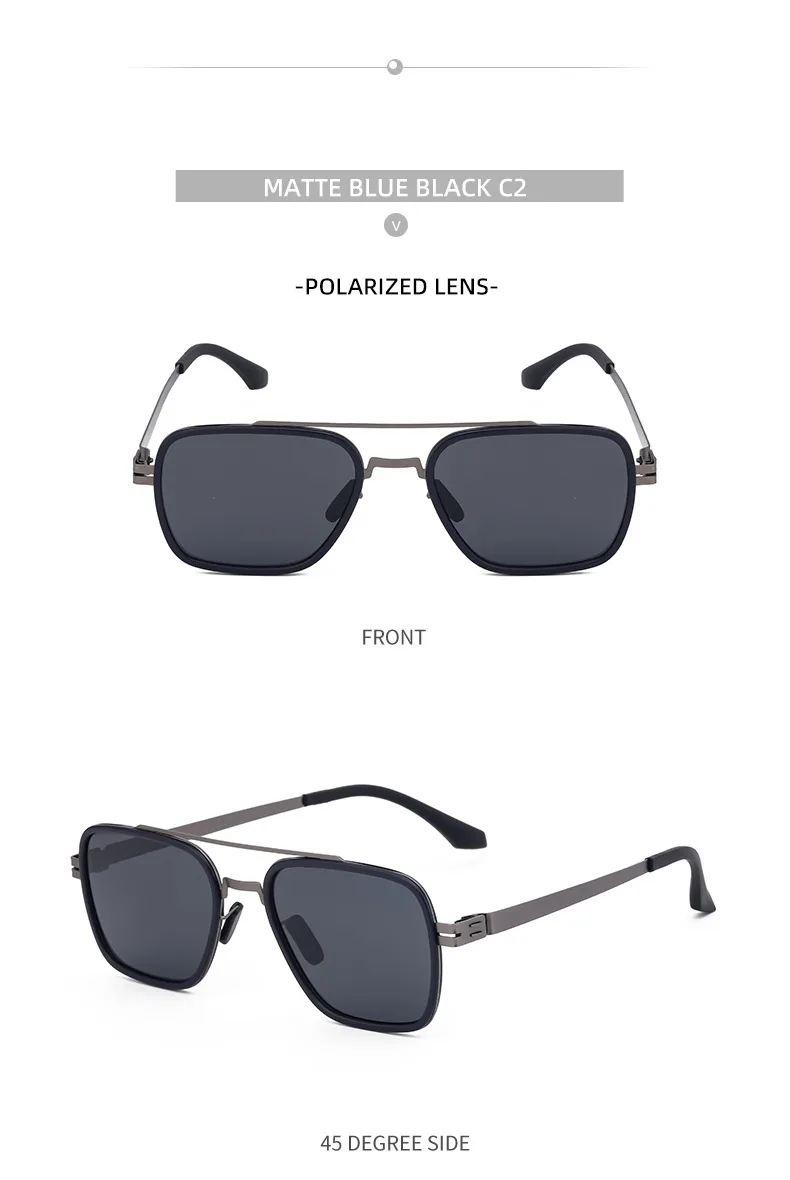 Square Streetwear Geometric Tac Full Frame Men's Sunglasses display picture 16