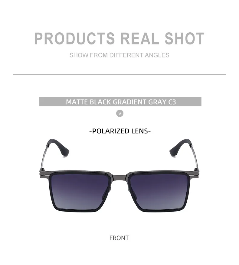 Square Streetwear Geometric Tac Full Frame Men's Sunglasses display picture 14