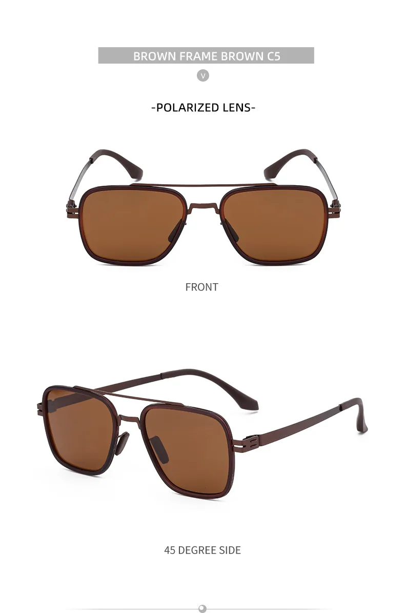 Square Streetwear Geometric Tac Full Frame Men's Sunglasses display picture 19