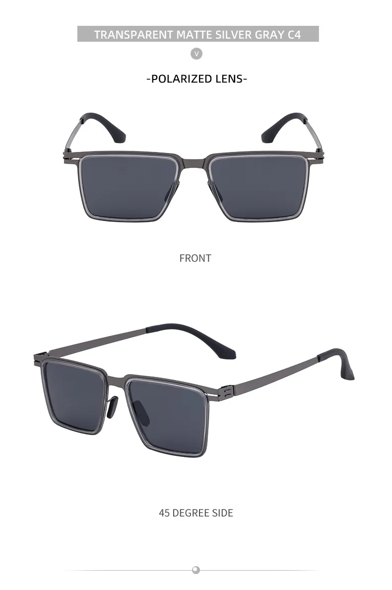 Square Streetwear Geometric Tac Full Frame Men's Sunglasses display picture 18