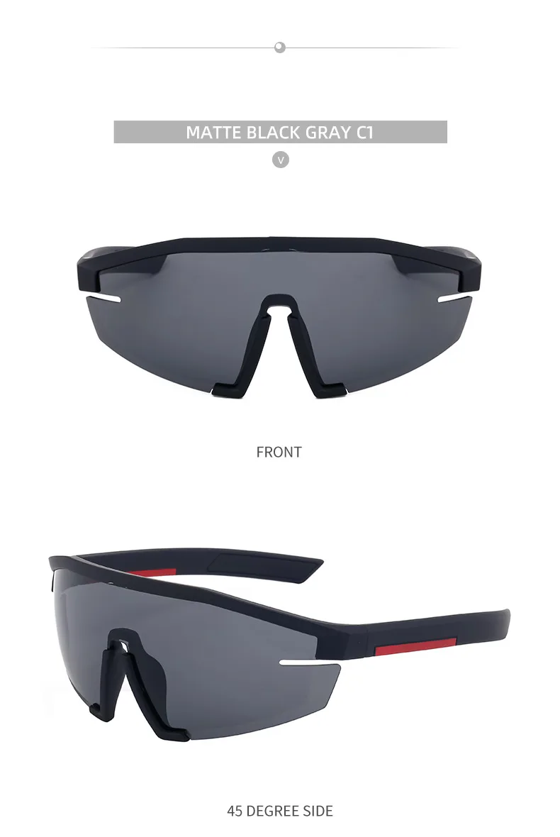 Avaitor Novelty Streetwear Geometric Pc Half Frame Women's Sunglasses display picture 16