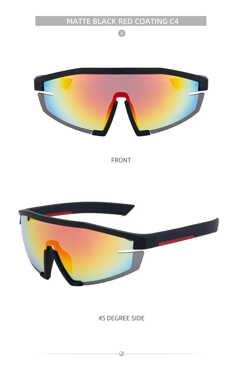 Avateur Nouveauté Vêtement De Rue Géométrique Pc Demi-Cadre Femmes De Lunettes De Soleil display picture 18