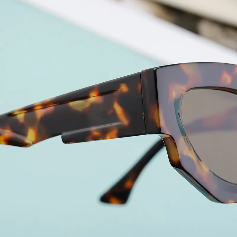 Cat Eye Streetwear Geometric Pc Full Frame Women's Sunglasses display picture 4