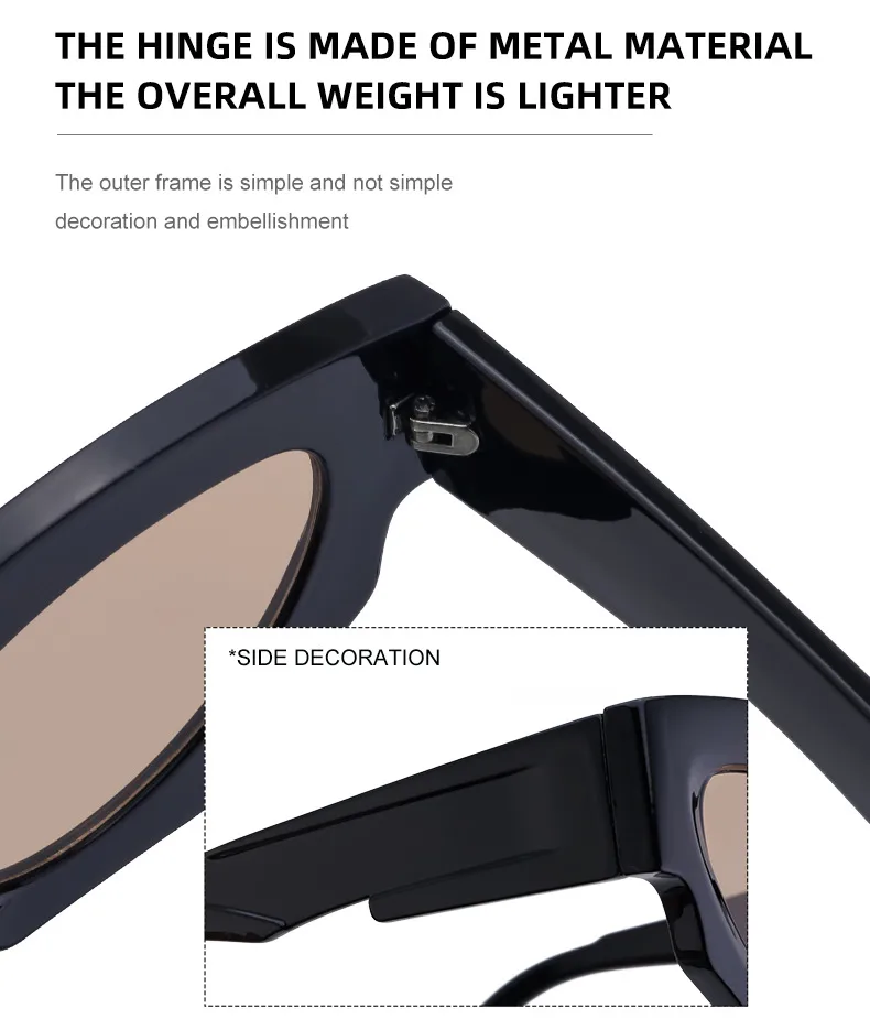 Cat Eye Streetwear Geometric Pc Full Frame Women's Sunglasses display picture 9