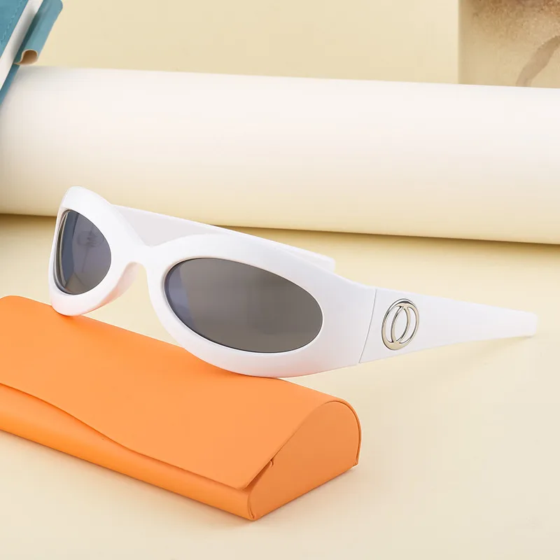 Espejo De Forma Especial Vacaciones Estilo Simple Color Sólido Ordenador Personal Fotograma Completo Gafas De Sol Mujer display picture 2