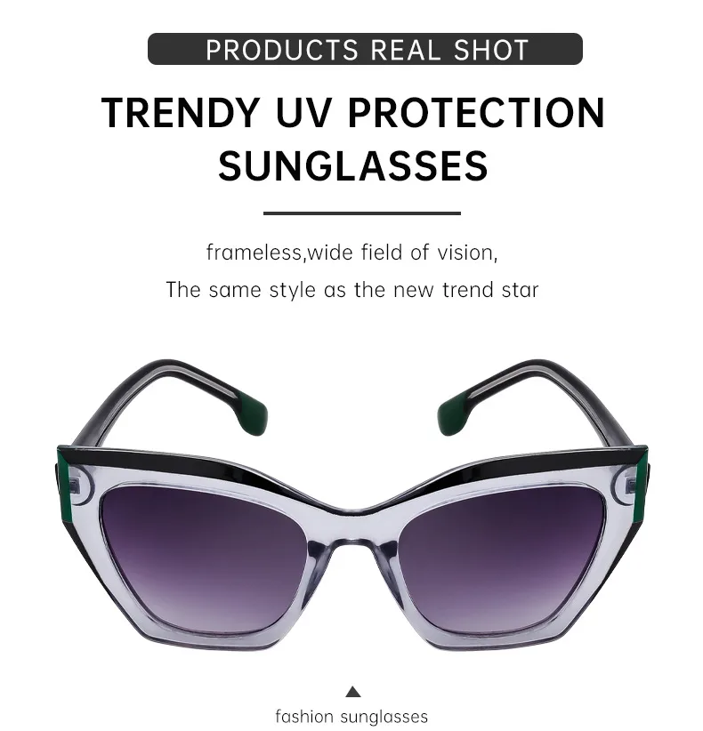 Cat Eye Streetwear Leopard Pc Full Frame Women's Sunglasses display picture 9