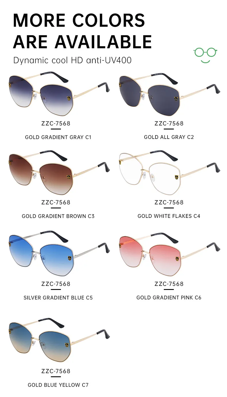 Carré Vêtement De Rue Géométrique Pc Plein Cadre Hommes De Lunettes De Soleil display picture 15