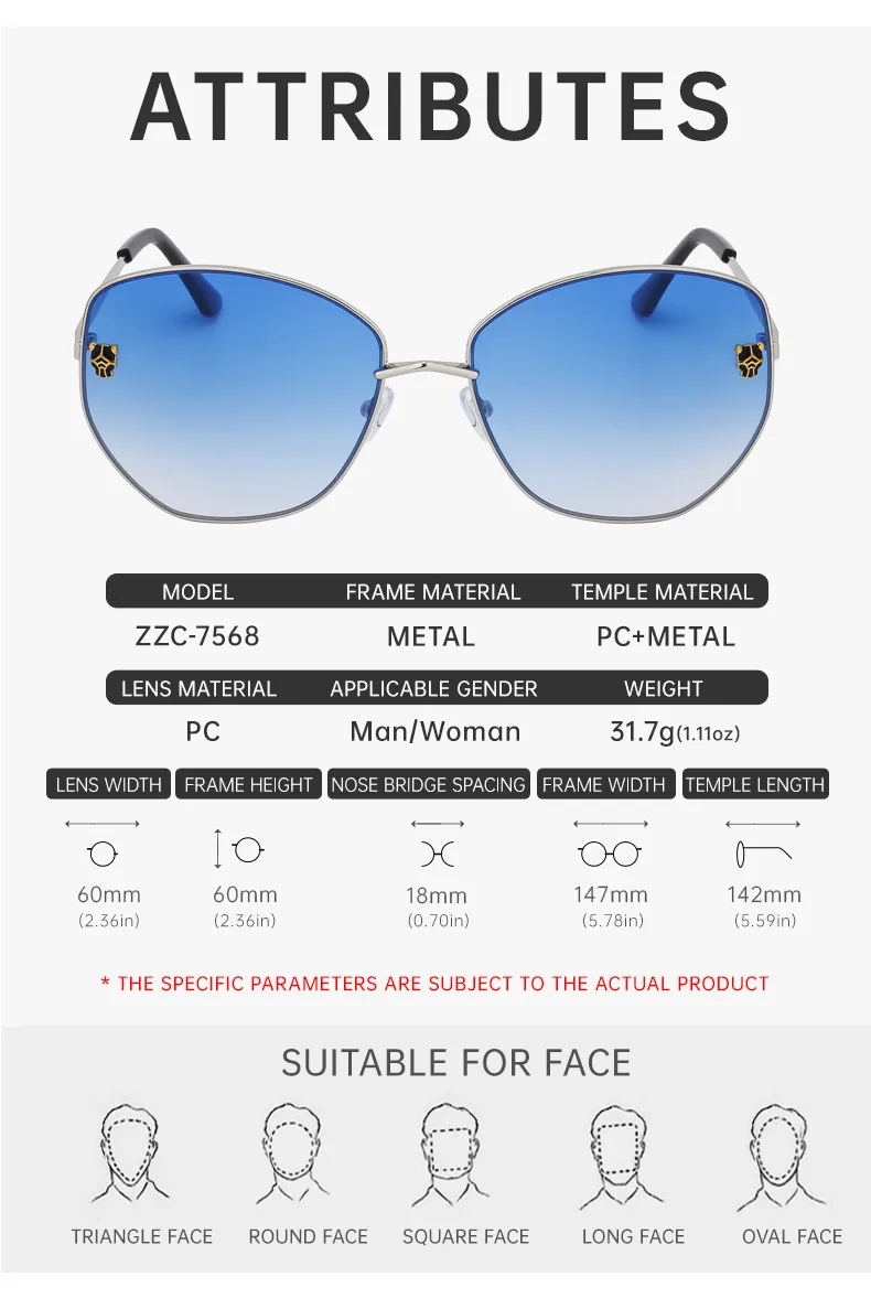 Cuadrado Ropa De Calle Geométrico Ordenador Personal Fotograma Completo Gafas De Sol Hombre display picture 16