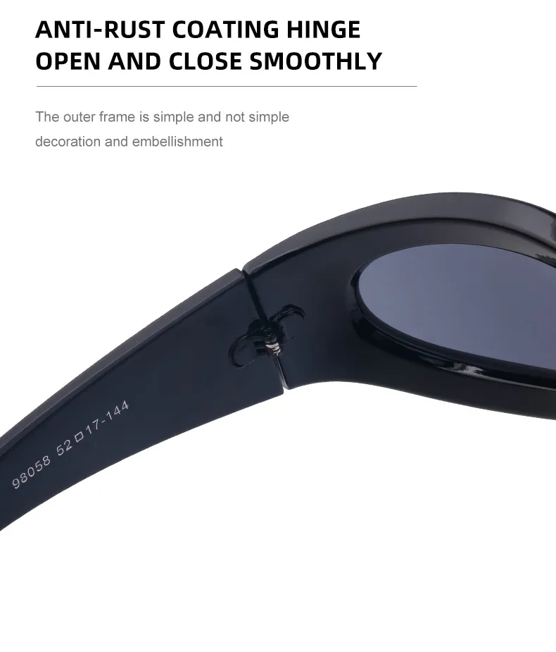 Special-Shaped Mirror Vacation Simple Style Solid Color Pc Full Frame Women's Sunglasses display picture 7