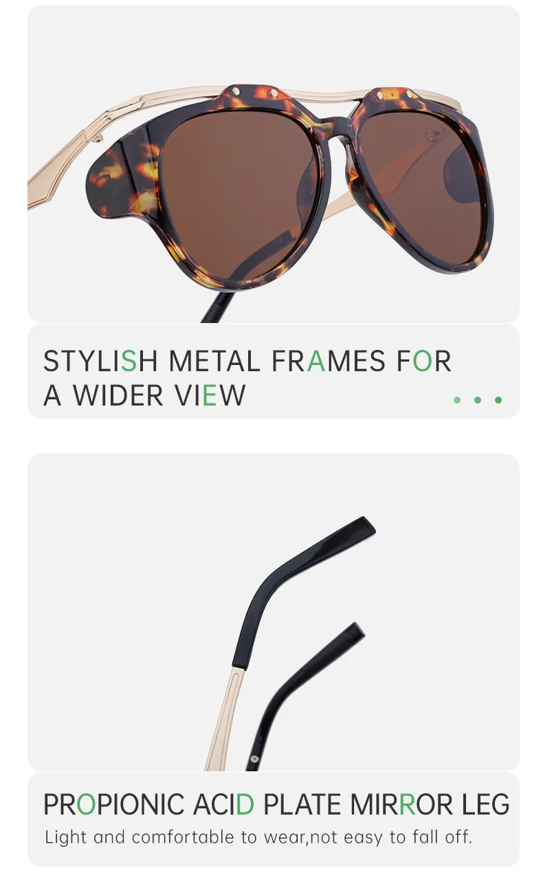 Espejo De Forma Especial Ropa De Calle Geométrico Ordenador Personal Fotograma Completo Gafas De Sol Mujer display picture 9