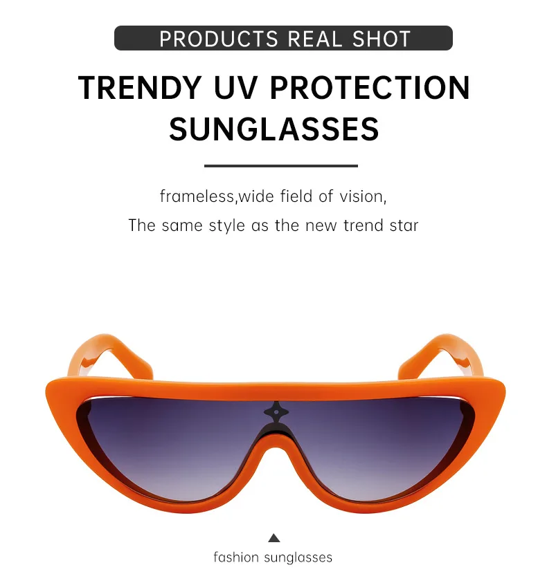 Cat Eye Streetwear Geometric Pc Full Frame Women's Sunglasses display picture 10