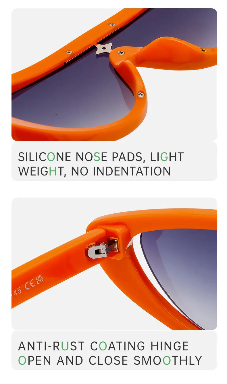 Cat Eye Streetwear Geometric Pc Full Frame Women's Sunglasses display picture 12