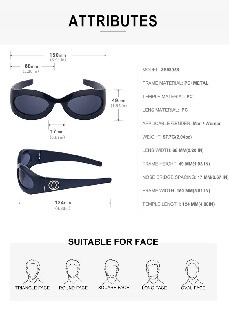 Special-Shaped Mirror Vacation Simple Style Solid Color Pc Full Frame Women's Sunglasses display picture 8