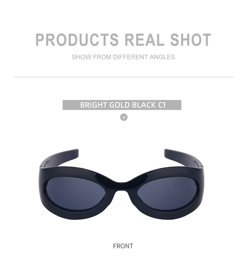 Special-Shaped Mirror Vacation Simple Style Solid Color Pc Full Frame Women's Sunglasses display picture 9