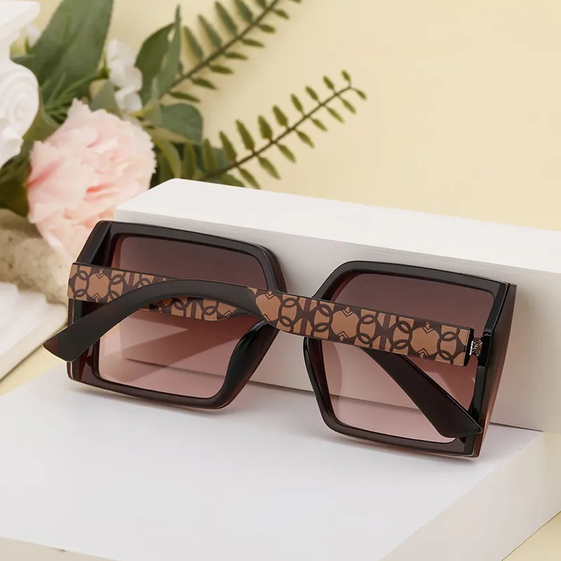 Square Streetwear Gradient Color Pc Full Frame Women's Sunglasses display picture 6
