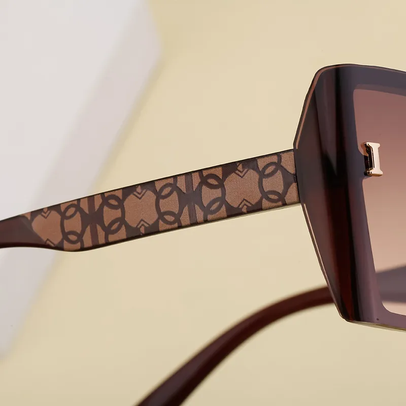 Square Streetwear Gradient Color Pc Full Frame Women's Sunglasses display picture 7