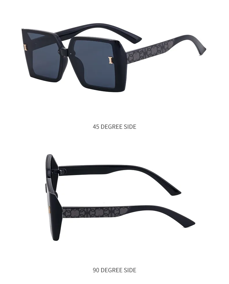 Square Streetwear Gradient Color Pc Full Frame Women's Sunglasses display picture 17