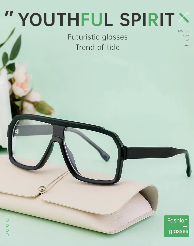 Square Vacation Simple Style Solid Color Pc Full Frame Men's Sunglasses display picture 3