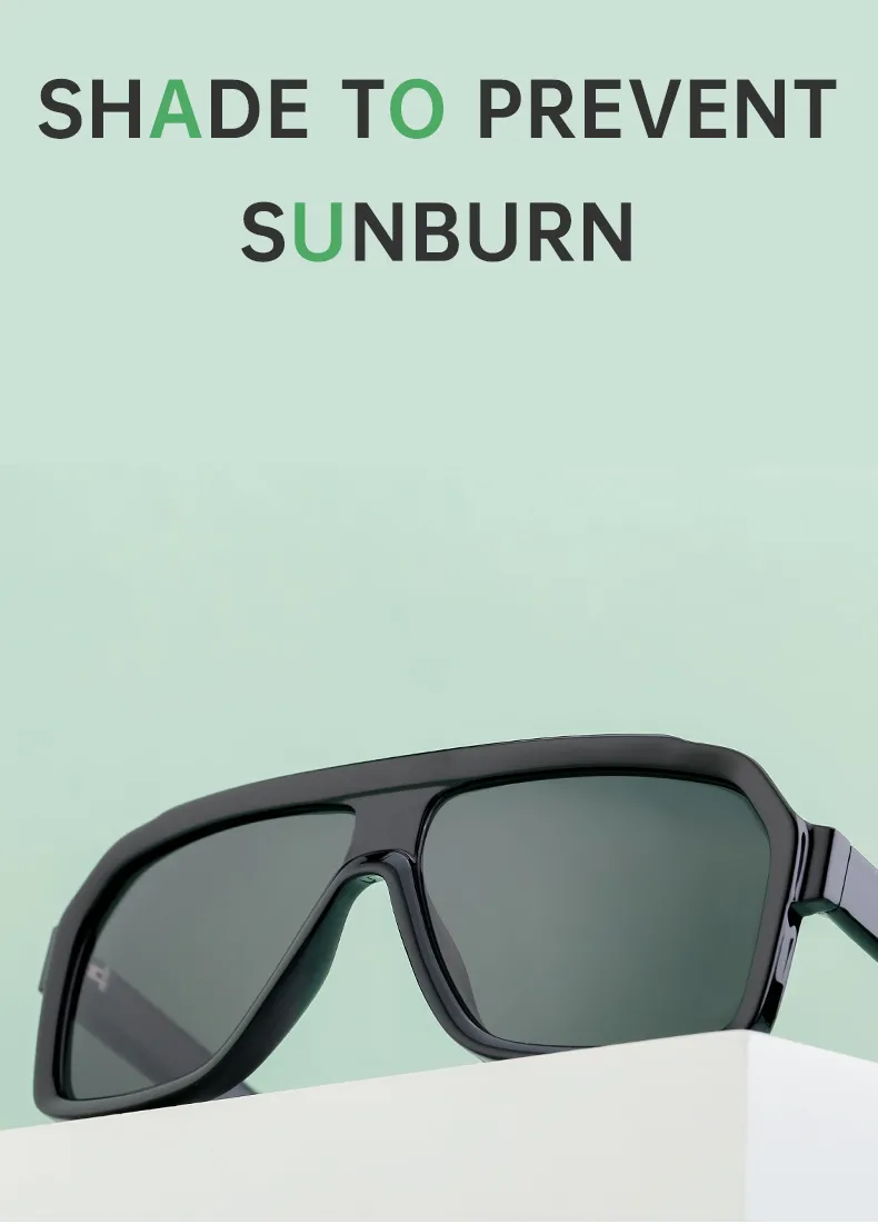 Square Vacation Simple Style Solid Color Pc Full Frame Men's Sunglasses display picture 5