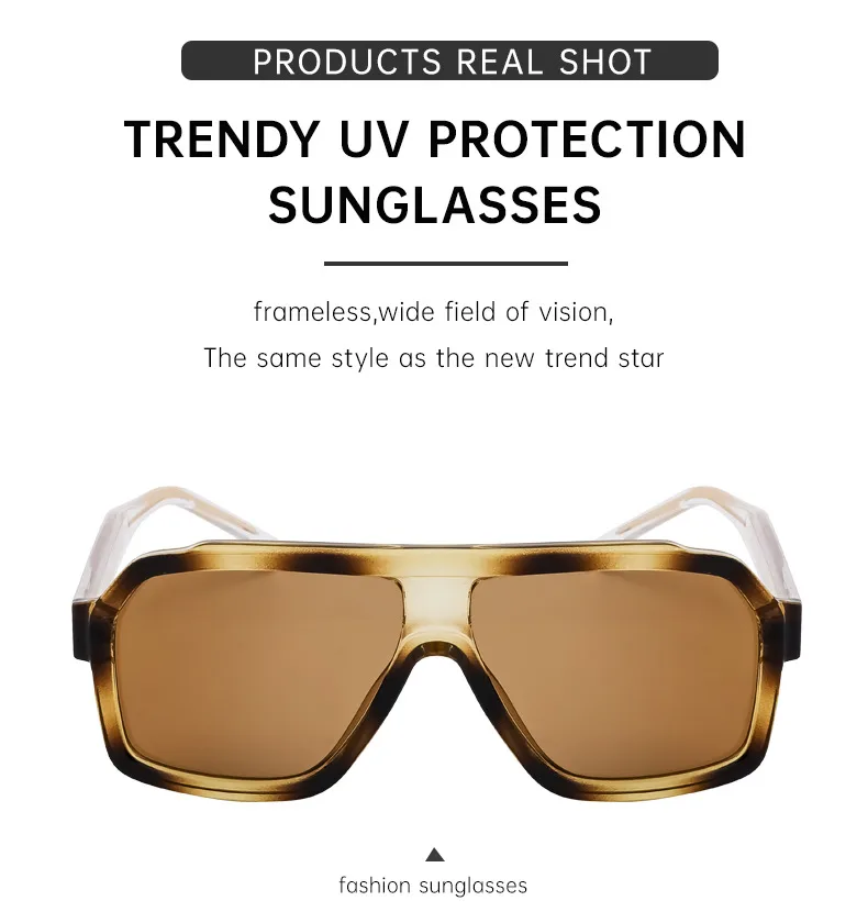 Square Vacation Simple Style Solid Color Pc Full Frame Men's Sunglasses display picture 8