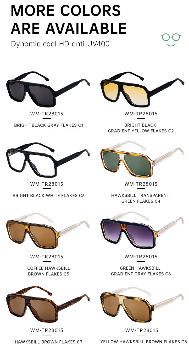 Square Vacation Simple Style Solid Color Pc Full Frame Men's Sunglasses display picture 12