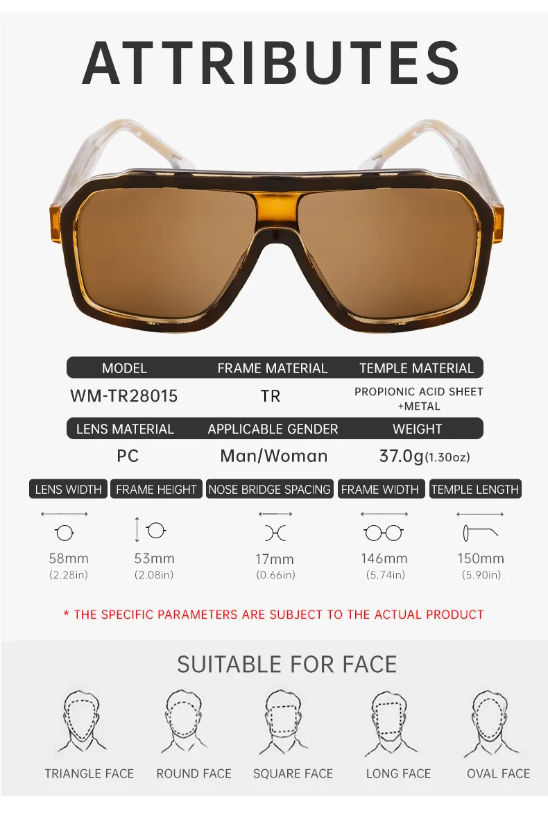 Square Vacation Simple Style Solid Color Pc Full Frame Men's Sunglasses display picture 13