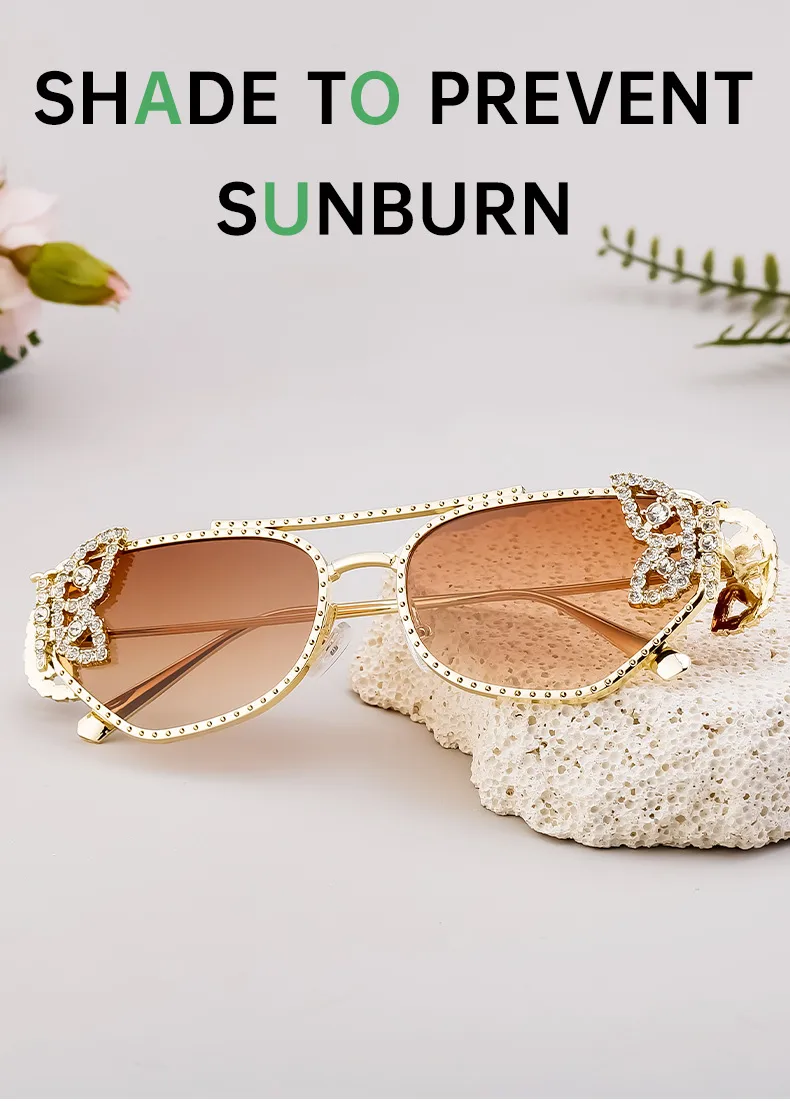 Square Vacation Modern Style Butterfly Pc Full Frame Women's Sunglasses display picture 5