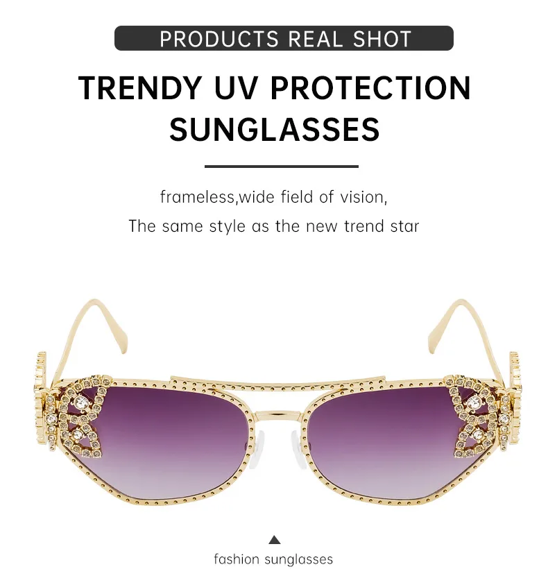 Square Vacation Modern Style Butterfly Pc Full Frame Women's Sunglasses display picture 8