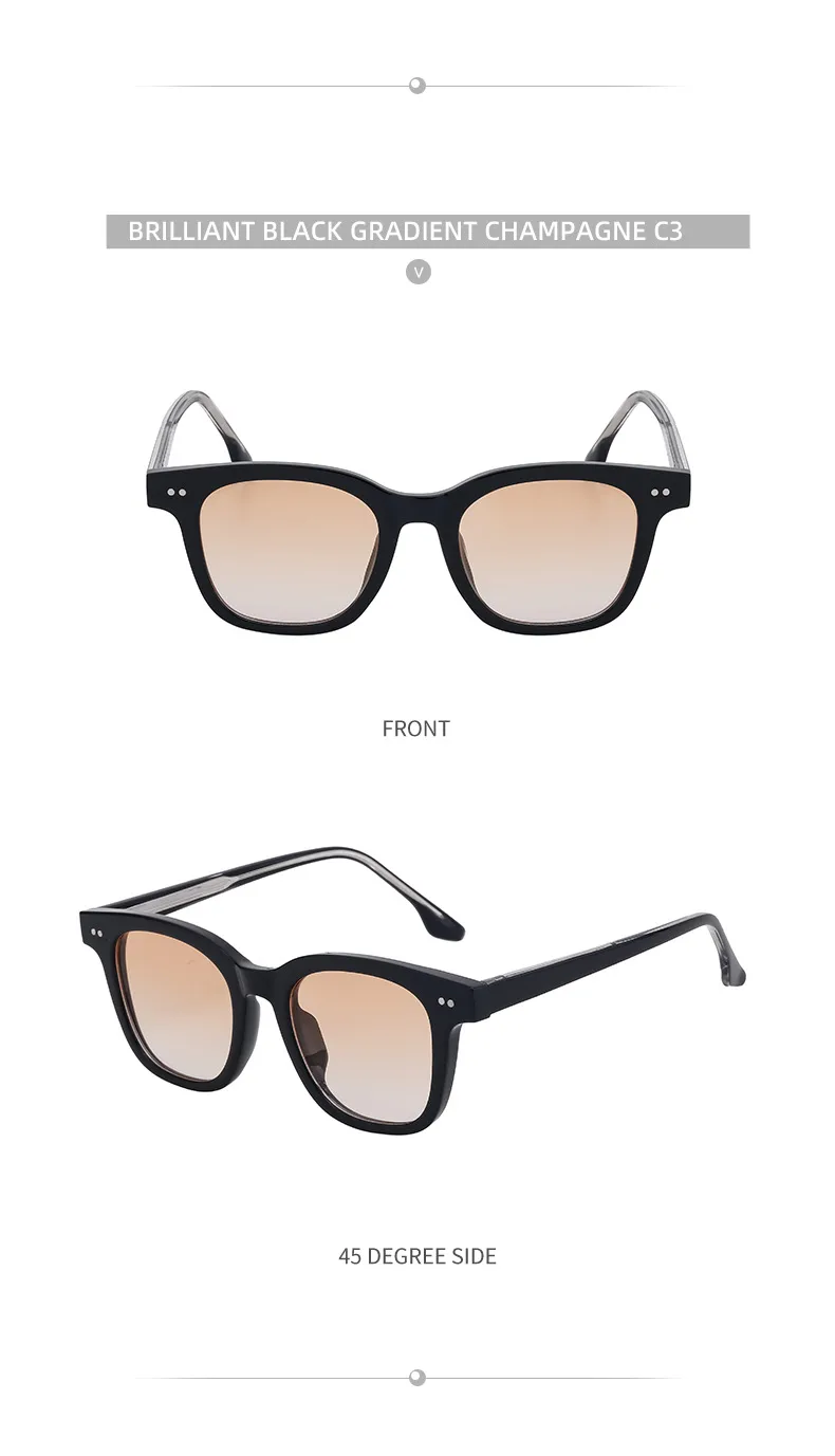 Carré Style Moderne Style Classique Géométrique Pc Plein Cadre Femmes De Lunettes De Soleil display picture 17