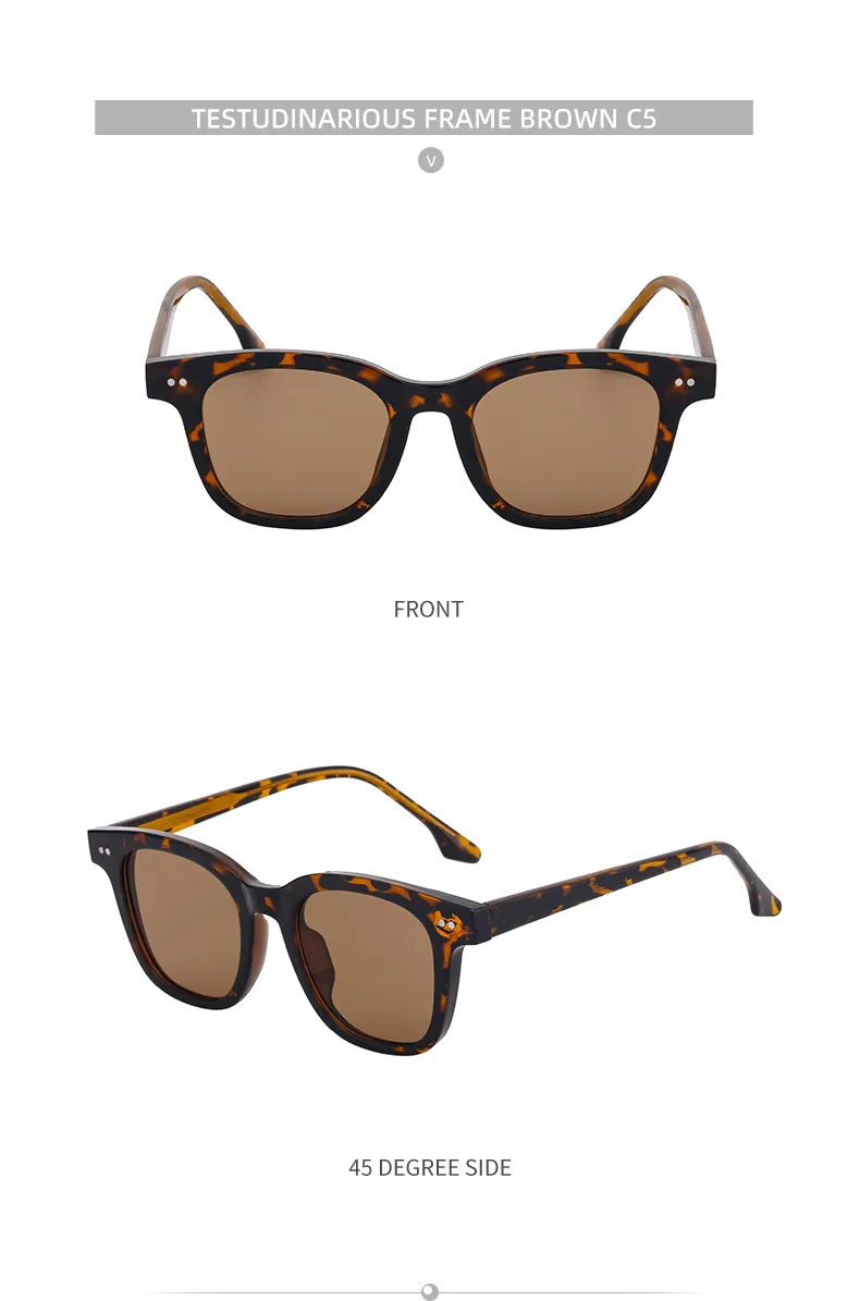 Carré Style Moderne Style Classique Géométrique Pc Plein Cadre Femmes De Lunettes De Soleil display picture 19