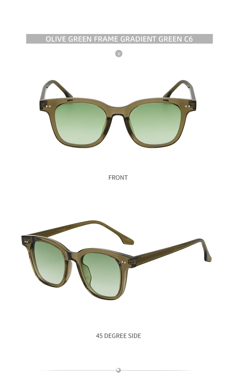 Carré Style Moderne Style Classique Géométrique Pc Plein Cadre Femmes De Lunettes De Soleil display picture 20